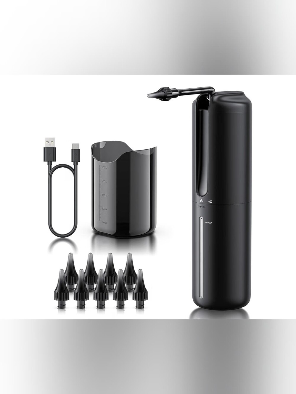 Electric Ear Wax Irrigation System, Water Powered Ear Cleaner with 4 Modes